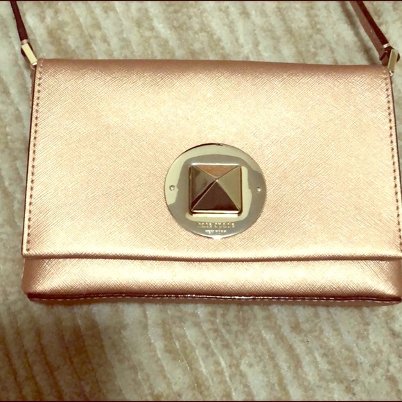 Kate Spade Rose Gold Crossbody Bag - Picture 1 of 7